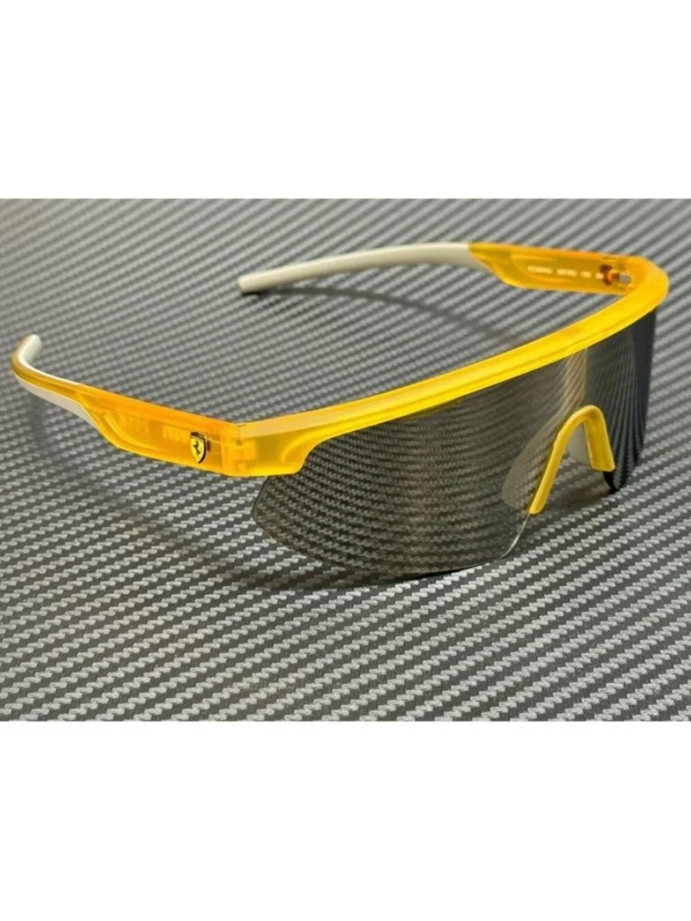 New Ferrari Men Matte Yellow Sunglasses 70-20-130